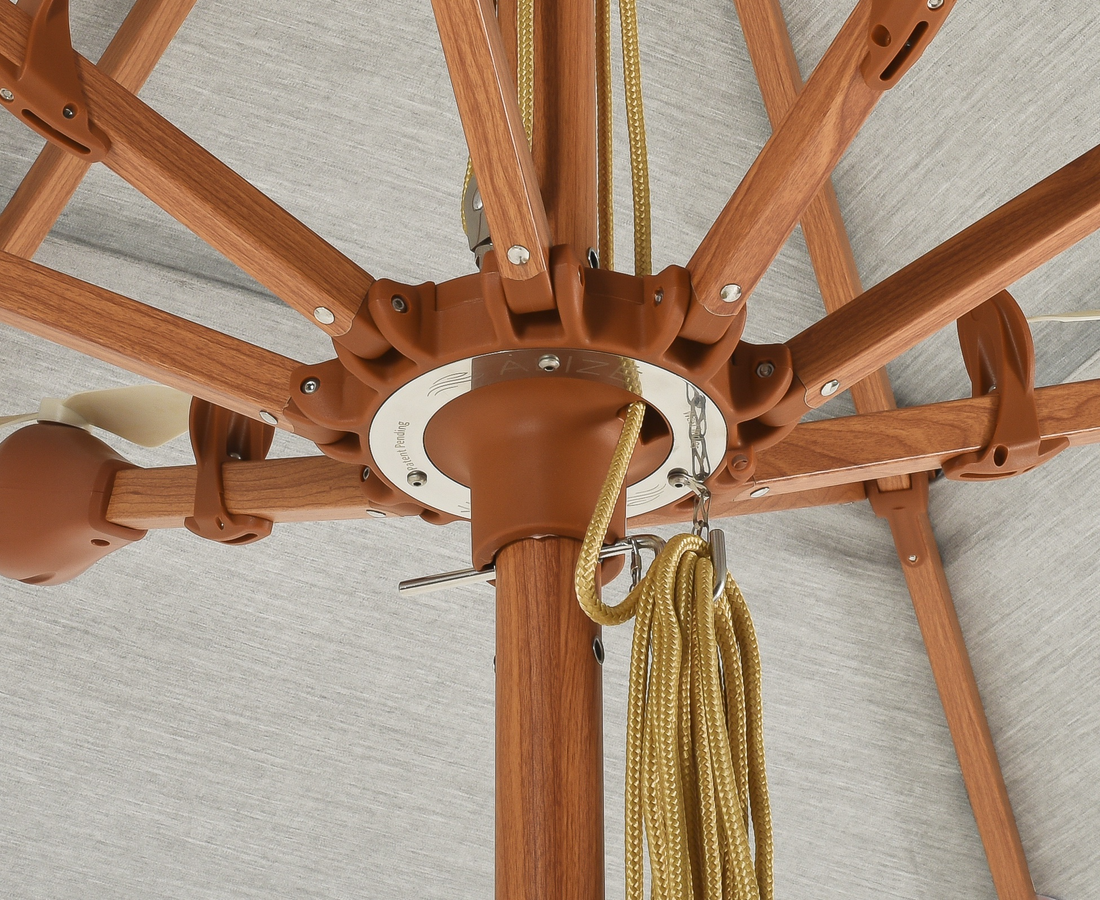 10 ft Antigua™ Market Umbrella — Shade, Style & Built-In Breeze