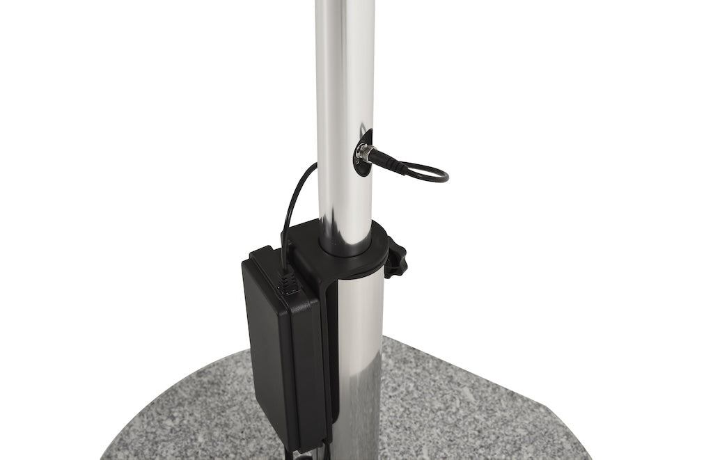 Alizé St. Martin 9 ft. Umbrella with Built-In Fans